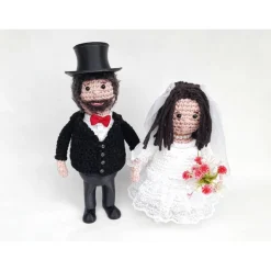 Personalisierte Eierbecher & Eierwärmer Brautpaar – Handgemachtes Hochzeitsgeschenk Unikat