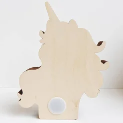 Personalisierte Einhorn-Spardose aus Holz – liebevoll handgefertigt, zauberhafte Kinderzimmer-Deko & Geschenkidee
