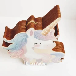 Personalisierte Einhorn-Spardose aus Holz – liebevoll handgefertigt, zauberhafte Kinderzimmer-Deko & Geschenkidee