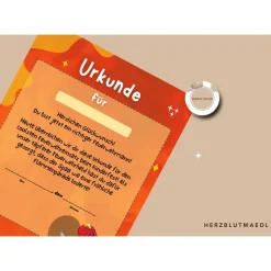 Personalisierte Feuerwehr Urkunde für Feuerwehrparty in A4 - Ideales Geburtstags-Mitgebsel als Download