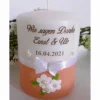 Personalisierte Gastgeschenke-Kerzen * HOCHZEIT * VERLOBUNG * JUBILÄUM * KOMMUNION * GESCHENK *