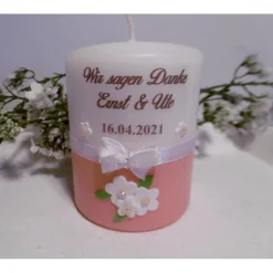 Personalisierte Gastgeschenke-Kerzen * HOCHZEIT * VERLOBUNG * JUBILÄUM * KOMMUNION * GESCHENK *