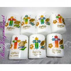 Personalisierte Gastgeschenke-Kerzen:  * TAUFE * Kommunion *Geburt * Mitgebsel " Gastgeschenk *Gastkerze * Tischdeko