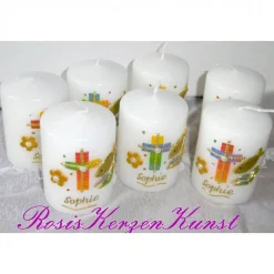Personalisierte Gastgeschenke-Kerzen:  * TAUFE * Kommunion *Geburt * Mitgebsel 