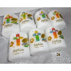 Personalisierte Gastgeschenke-Kerzen:  * TAUFE * Kommunion *Geburt * Mitgebsel 