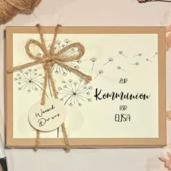 Personalisierte Geldgeschenkbox zur Kommunion – Geschenkidee für Mädchen & Jungen