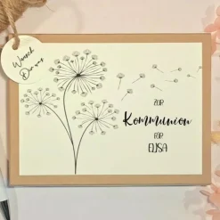 Personalisierte Geldgeschenkbox zur Kommunion – Geschenkidee für Mädchen & Jungen