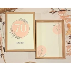Personalisierte Geldgeschenk-Box zum 70. Geburtstag – Geschenkidee mit Namen & Glückwunschkarte