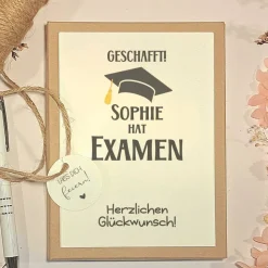 Personalisierte Geschenkbox zum Staatsexamen – Geldgeschenk & Überraschung zum Abschluss