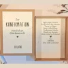 Personalisierte Geschenkbox zur Konfirmation – Stilvolle Geldgeschenk Verpackung mit Karte & Namen