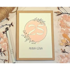 Personalisierte Geschenkbox zum 25. Geburtstag – Geldgeschenk stilvoll verpacken