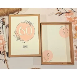 Personalisierte Geschenkbox 60. Geburtstag – Geldgeschenk & Glückwunsch für Frauen