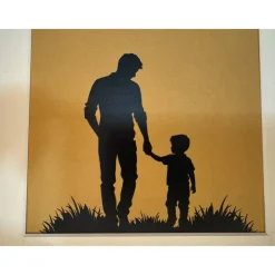 Personalisierte Geschenke Handmade: Maritimer Bilderrahmen für Vater und Sohn – Maritime Deko als Geschenkidee