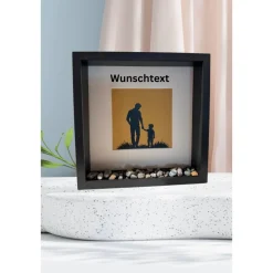 Personalisierte Geschenke Handmade: Maritimer Bilderrahmen für Vater und Sohn – Maritime Deko als Geschenkidee