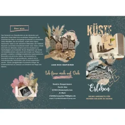 Personalisierte Geschenke handmade für Vater und Sohn – Maritimer Bilderrahmen mit Deko der Küste