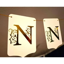 Personalisierte Girlande/ Banner/Wimpelkette/ Edlen Girlande