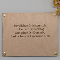 Personalisierte Gutscheinverpackung