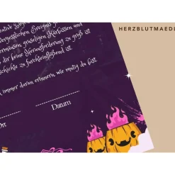 Personalisierte Halloween-Urkunden - Perfekt für Halloweenpartys und DIY-Projekte - digitaler Download DIN A4 | Spiele f