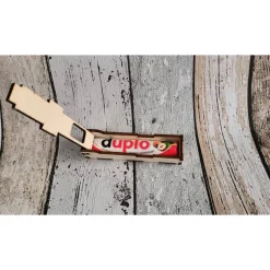 Personalisierte Holz-Geschenkbox für Du...Schokoriegel mit individueller Lasergravur