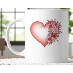 Personalisierte Keramiktasse mit Wunschtext & Herzmotiv – 325 ml Unikat