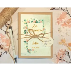 Personalisierte Konfirmation Geldgeschenk Box für Mädchen | Geschenkset mit Namen & Datum | Einzigartige Geschenkverpackung