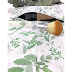 Personalisierte Kosmetiktasche, Schminktasche mit Spruch, Make up Tasche mit Namen und Fächern