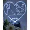 Personalisierte Liebeslampe in Herzform Verlobungsgeschenk ,Hochzeitsgeschenk,Brautpaar