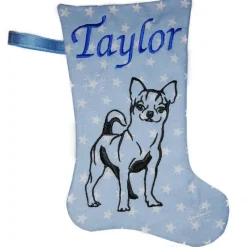 Personalisierte Nikolausstiefel mit Chihuahua Motiv