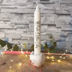 Personalisierte Osterkerzen mit Namen – Handgefertigte Kerzen für ein festliches Osterfest