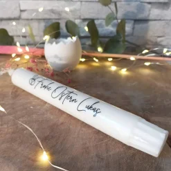 Personalisierte Osterkerzen mit Namen – Handgefertigte Kerzen für ein festliches Osterfest