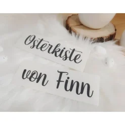 Personalisierte Osterkiste mit Namen – DIY Osternest & Alternative zum Osterkorb