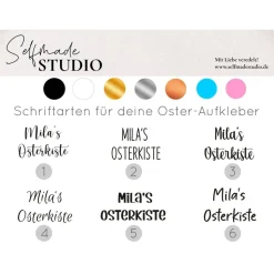 Personalisierte Osterkiste mit Namen – DIY Osternest & Alternative zum Osterkorb