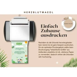 Personalisierte Schatzsuche Urkunde für Kindergeburtstag | Selbstausdruck | Digitale Datei | DIN A4 | Mitgebse