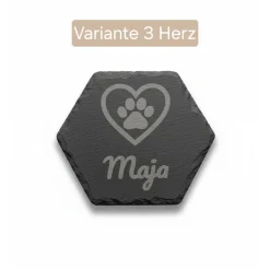 Personalisierte Schiefer-Untersetzer – Ein liebevolles Andenken für dein Haustier