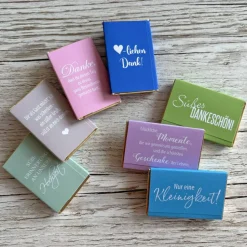 Personalisierte Schokolade zur Jugendweihe | Gastgeschenk mit Foto & Name