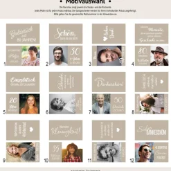 Personalisierte Schokolade als Gastgeschenk zum Geburtstag | Personalisierung mit Foto & Wunschtext