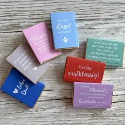 Personalisierte Schokolade zur Einschulung | Gastgeschenk mit Foto und Namen personalisiert zum Schulanfang