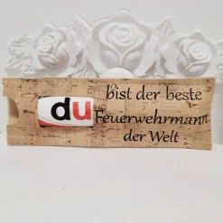 Personalisierte Schokoriegel Verpackung aus Korkstoff – Geschenkidee für Schokoladenliebhaber | byLicini