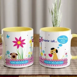 Personalisierte Tasse für Hundesitter – Dankeschön Geschenk Gassigänger mit Spruch und Hundemotiv