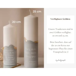 Personalisierte Traukerze mit nude/beigem Gipssockel und Blattgold Akzenten | Ein elegantes Accessoire für die Hochzeit