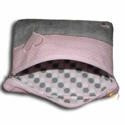 Personalisierte waschbare Kosmetiktasche Lehrerin mit Herz Tagesmutter Stickerei eigener Wunschtext Mäppchen