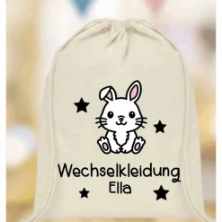 Personalisierte Wechseltasche / Kindergarten Beutel mit Namen | Wechselbeutel | Beutel Kita | Kindergartentasche Kindert