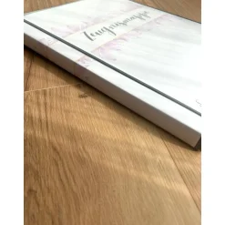 Personalisierte Zeugnismappe mit Name, floral rosa, Geschenk Einschulung, Schulkind, Zeugnisordner, Schulstart, Mappe