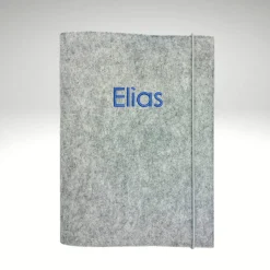 personalisierte Zeugnismappe Dokumentenmappe Filz Sichtbuch