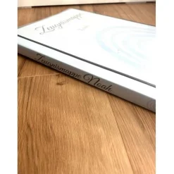 Personalisierte Zeugnismappe, blauer Regenbogen, Geschenk Einschulung, Schulkind, Zeugnisordner, Schulstart, Mappe