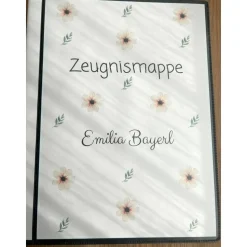 Personalisierte Zeugnismappe Hardcover – Geschenk zur Einschulung & sichere Zeugnisaufbewahrung DIN A4