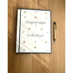 Personalisierte Zeugnismappe Hardcover – Geschenk zur Einschulung & sichere Zeugnisaufbewahrung DIN A4