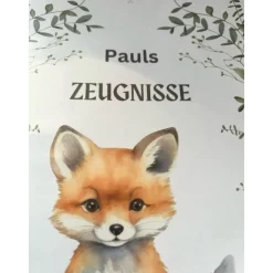 Personalisierte Zeugnismappe zur Einschulung – Ein einzigartiges Geschenk für Erstklässler