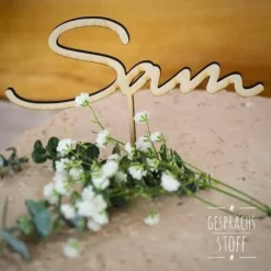 Personalisierter Cake Topper, Name, Kuchendekoration, Geburtstagskuchen