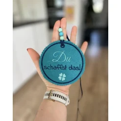 Personalisierter Filz-Anhänger für Schultüte – Einzigartiges Geschenk zur Einschulung 2025